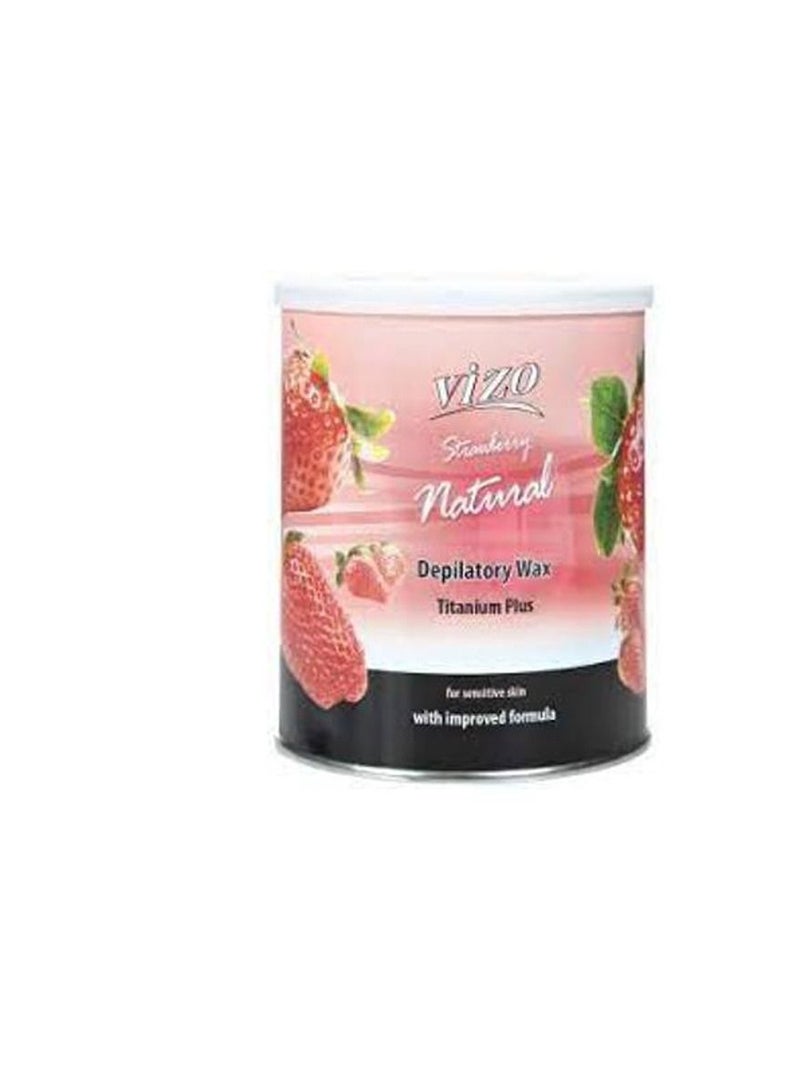 VIZO Silk & Peel Strawberry Wax 600ML - Image 2