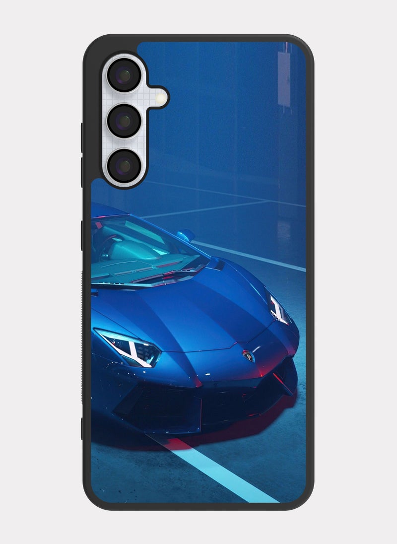 بكسلات كفر سامسونج جالكسي ايه 25 لمبرجيني افنتادور ازرق - Image 1