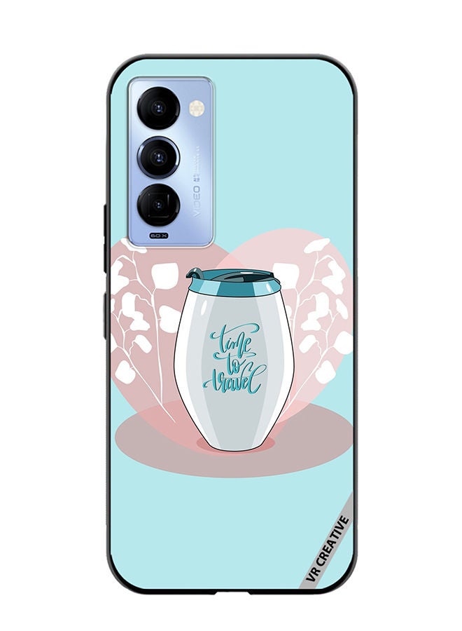 VR CREATIVE Protective Case Cover For Tecno Camon 18/18 P Travel Mug Design Multicolour - Image 1