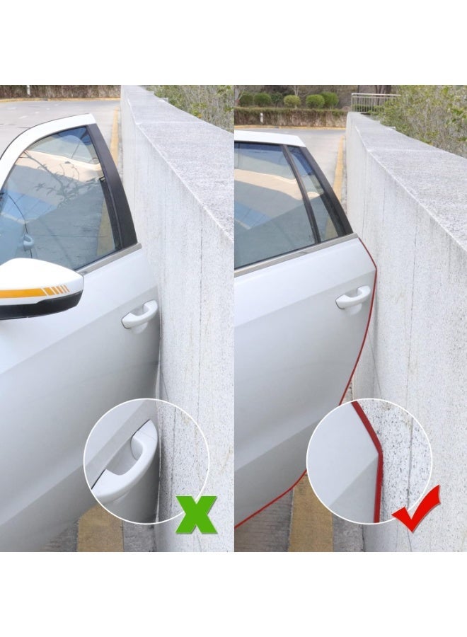 33 foot non rubber door edge strip, car exterior accessories, sound insulation protection strip, universal rubber protection strip, door edge protection device, suitable for cars, trucks, SUVs and ATVs (red) - Image 3