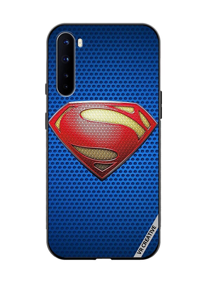 VR CREATIVE Protective Case Cover For OnePlus Nord Superman Logo Design Multicolour - Image 1