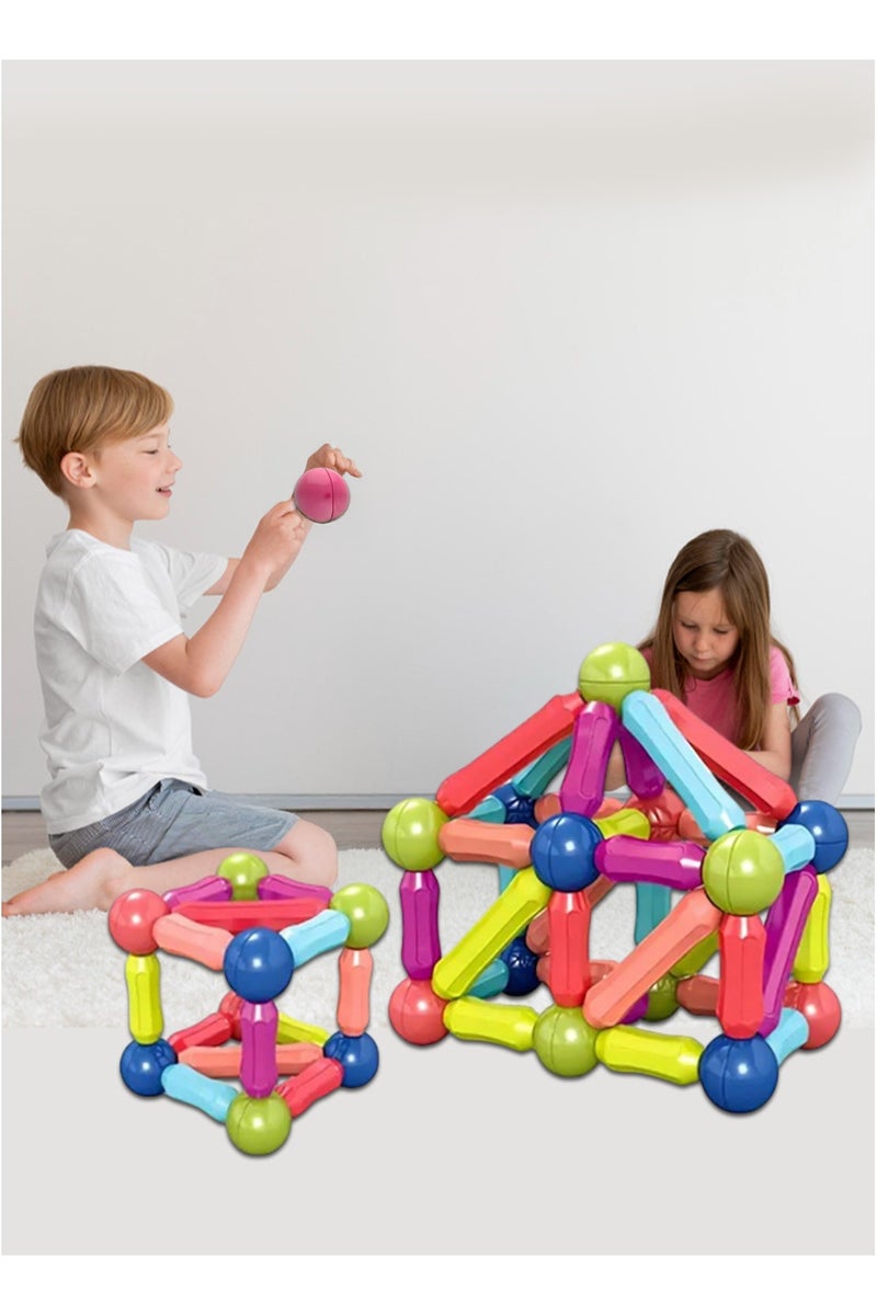 Magnetic Building Blocks Set – 42 Pieces Educational Construction Toy for Kids (Ages 3-13) - Image 3