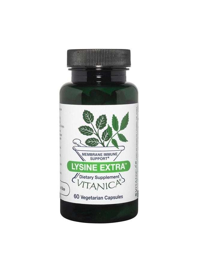 Vitanica Lysine Extra, Immune System Support, Vegan, 60 Capsules  - Image 1