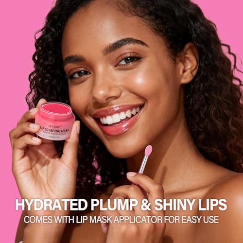 ulluxe Lip Mask Set, Lip Care Gifts for Teen Girls & Women, Overnight Lip Mask Hydrating & Nourishing, Lip Sleeping Mask Moisturizing Lip Balm Smooth Dry, Flaky Lips, Lip Treatment for Women - Image 4