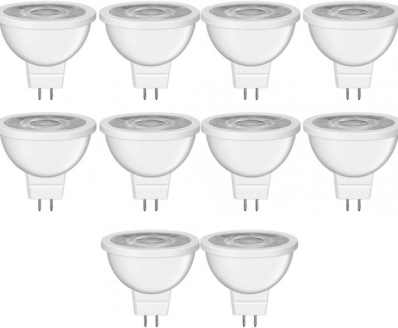 MR16 LED Light Bulbs 8W 720LM 3000K Warm White, GU5.3 Base, 38° Beam Angle, 10-Pack - Image 1