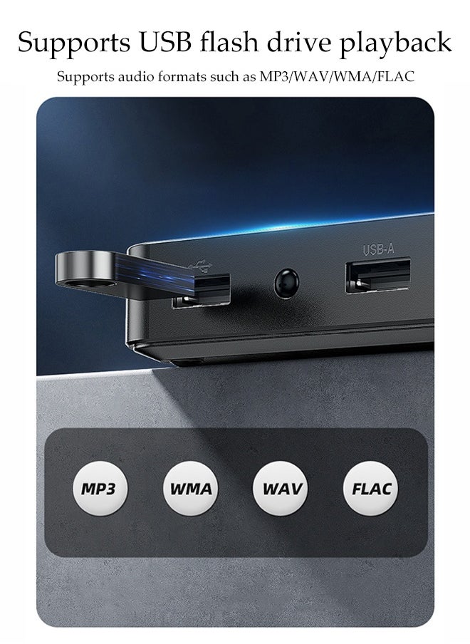 Bluetooth Receiver,Bluetooth 5.4 Car Adapter,Audio Receiver,Support Wireless/USB/Hands Free Calling ,Plug And Play，Can Connect Two Mobile Phones Simultaneously，Apply To Mobile，Pad，TV，Audio，Headset，Speaker,82*67.4*22.7mm
