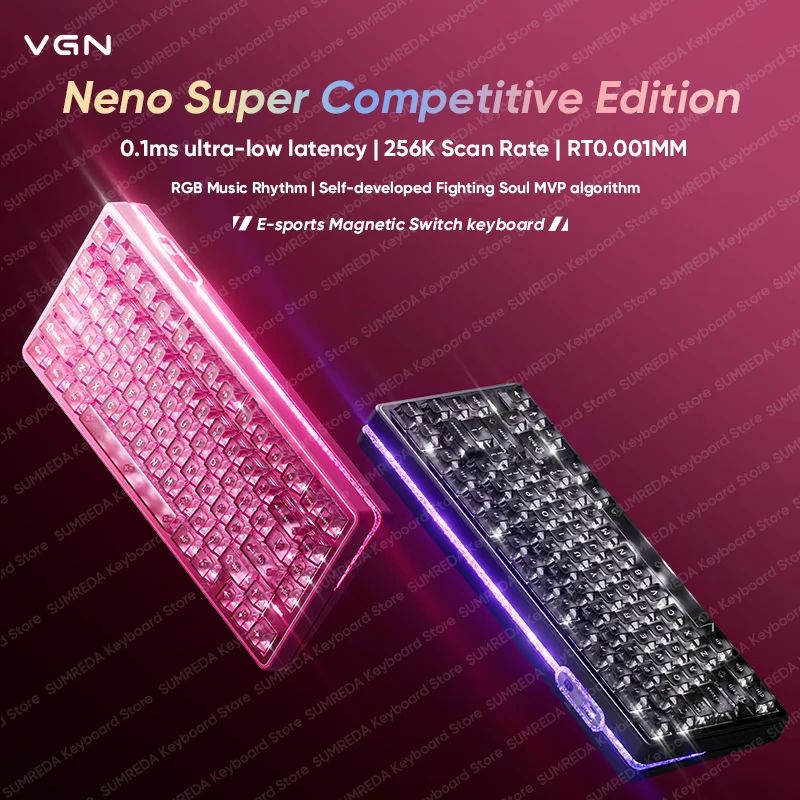 ز ن V  لوحة مفاتيح VGN Neon Super Competitive Edition - Image 2