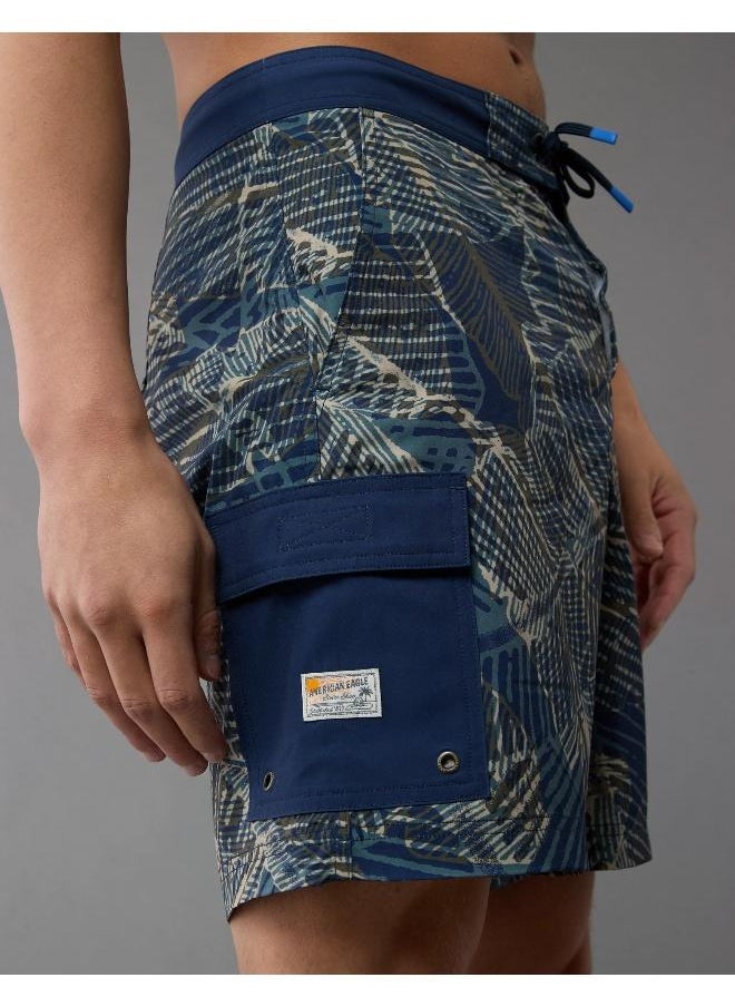 American Eagle AE Printed Flex 8" Classic Board Short  - Image 2