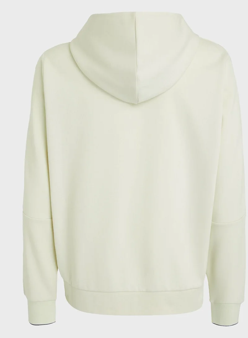 CALVIN KLEIN Logo Tape Raglan Zip Through Jacket
