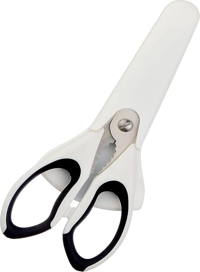 elyassin 3-in-1 Stainless Steel Scissors with Plastic Handle and Case with Opener and Breaker (10x20 in 2cm) - Color Assorted