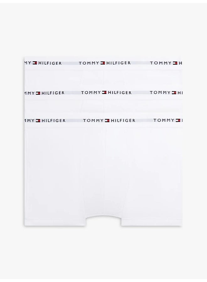 TOMMY HILFIGER 3-Pack Signature Repeat Logo Waistband Trunks - Image 1