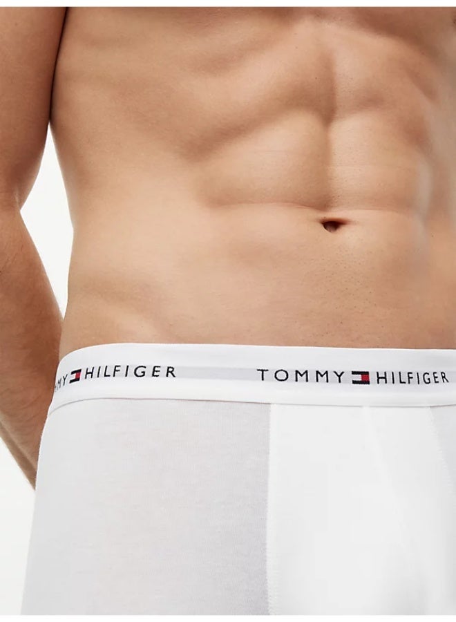 TOMMY HILFIGER 3-Pack Signature Repeat Logo Waistband Trunks - Image 4