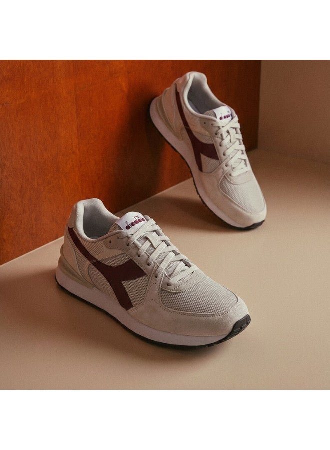 DIADORA أحذية رياضية كاجوال رجالية من ديادورا فينيش رمادي ضبابي / وردي باهت، حجمها صغير يُوصى بزيادة حجم واحد 41 - Image 2