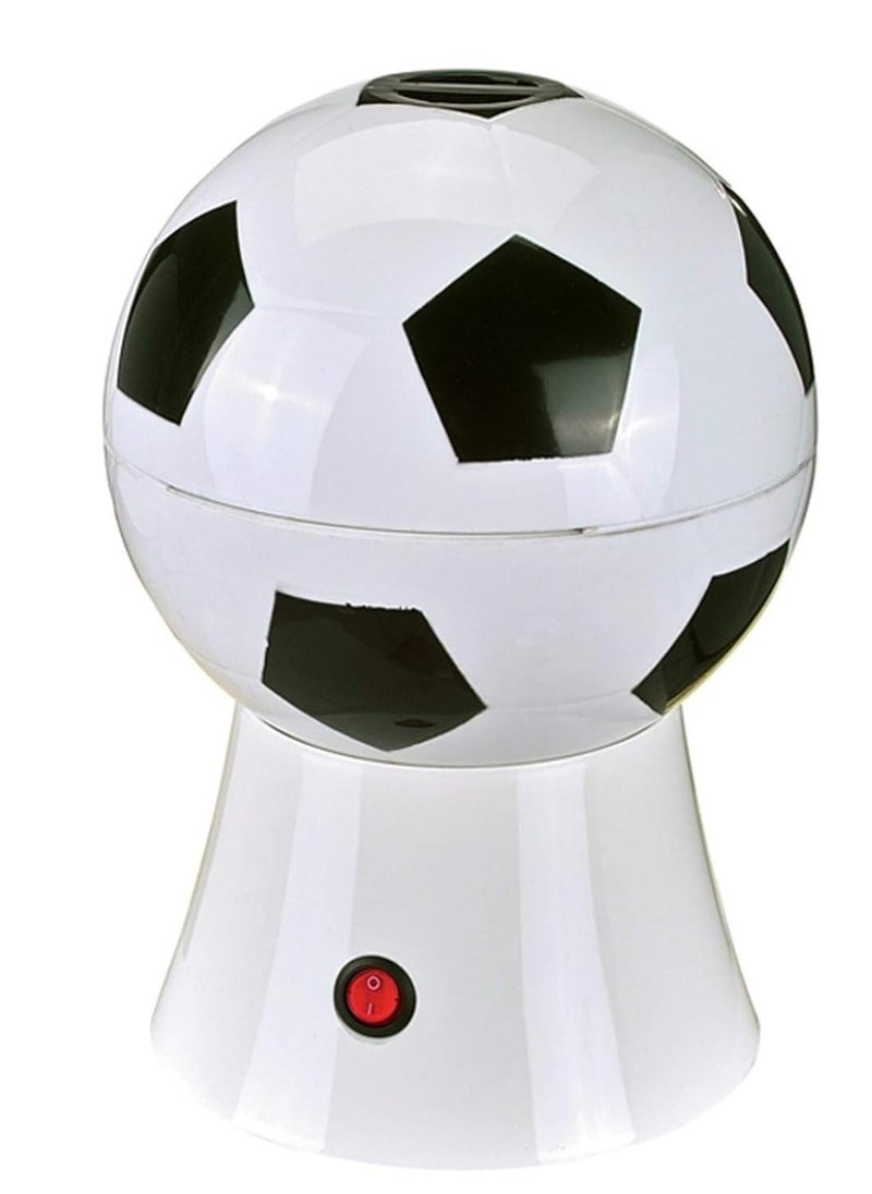 JAJEEK 1200W Mini Hot Air Popcorn Maker – Football/Basketball/Volleyball Design, Healthy Oil-Free Popcorn Machine for Family Movie Nights & Sports Parties, Quick & Easy Snack Maker  - Image 1