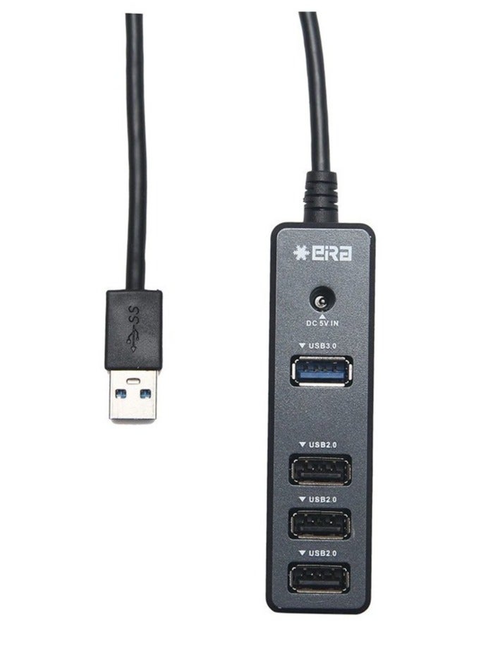 ELTRAZONE High-Speed Type-A USB 2.0 Combo HUB with 4 Dedicated Slots (1 Upstream and 4 Downstream USB Ports) with Support up to 2TB HDD - Image 5
