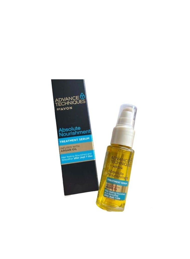 Avon Advance Techniques Moroccan Argan Oil Leave-in Treatment Bottle All Hair Types - Image 3