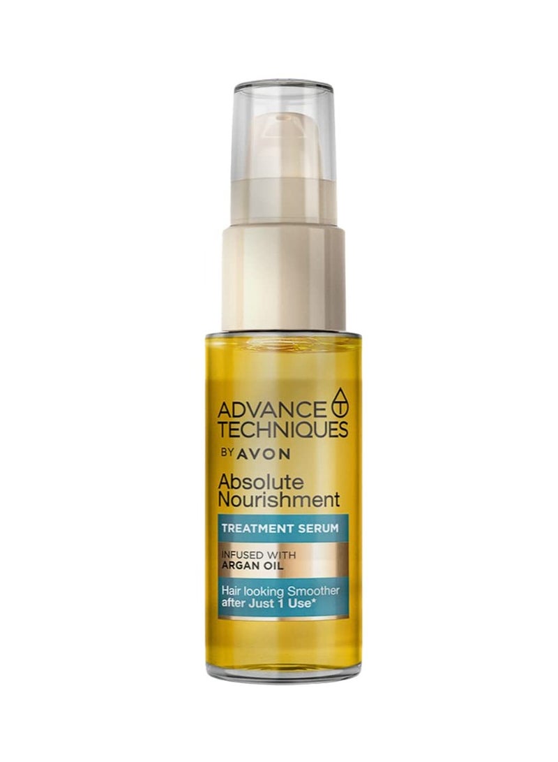 Avon Advance Techniques Moroccan Argan Oil Leave-in Treatment Bottle All Hair Types - Image 1