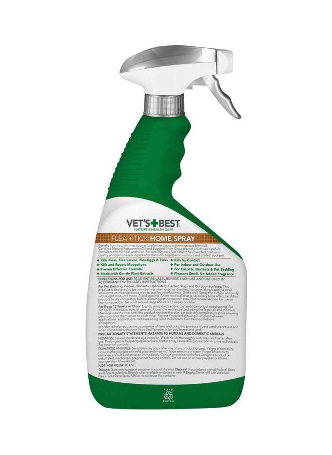 Vet's Best Vet’s Best Flea and Tick Home Treatment Spray 32 oz - 945ml  - Image 2