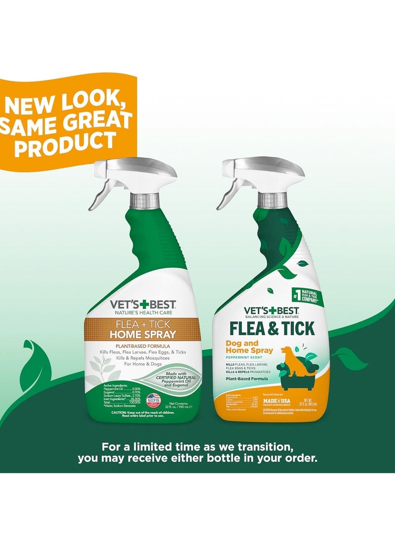 Vet's Best Vet’s Best Flea and Tick Home Treatment Spray 32 oz - 945ml  - Image 3