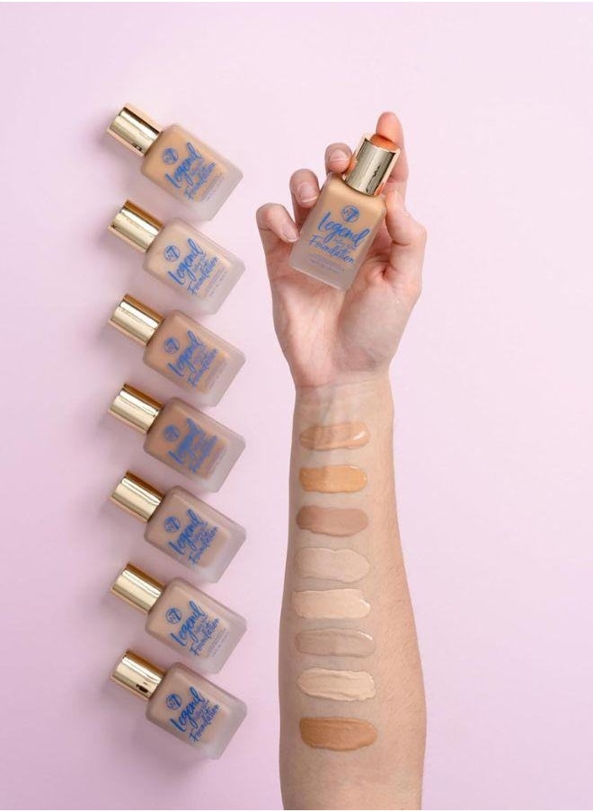 W7 Cosmetics W7 Legend Lasting Wear Foundation - Natural Beige  - Image 2