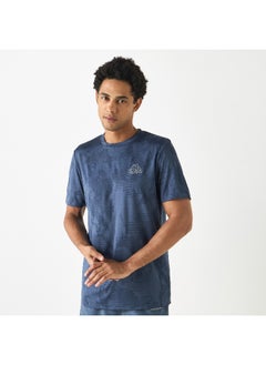 Kappa Kappa Logo Detail Crew Neck T-shirt with Short Sleeves  - Image 1