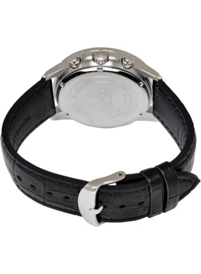 Casio Edifice For Men'sAnalog Leather Band Watch - EFR-526L-1AVUDF - Image 4