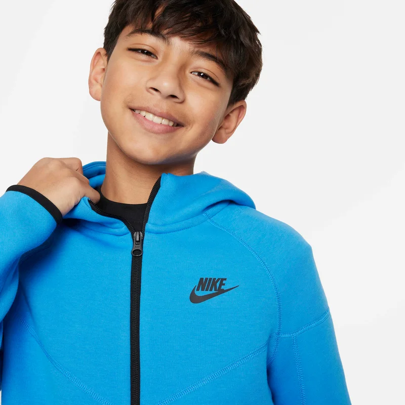 Nike Kids' Sportswear Tech Fleece Full-Zip Hoodie (Older Kids)