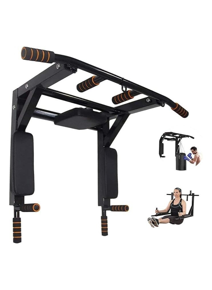 SportQ - Fitness Door Pull Up and Chin Up Bar - Doorway Pull-Up Bar with Soft Grip Handles - Multi-Functional Upper Body Workout for Strength Training - Home and Gym Workout - Image 1