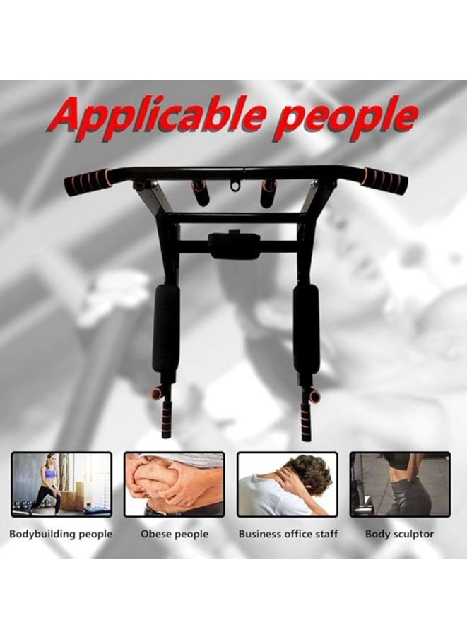 SportQ - Fitness Door Pull Up and Chin Up Bar - Doorway Pull-Up Bar with Soft Grip Handles - Multi-Functional Upper Body Workout for Strength Training - Home and Gym Workout - Image 1