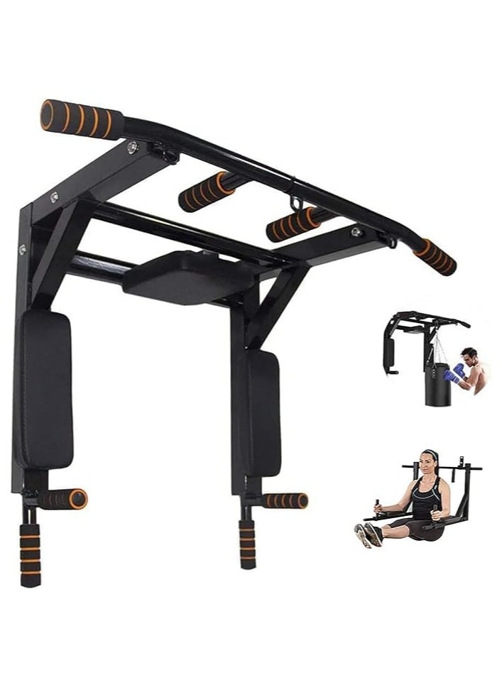 SportQ - Fitness Door Pull Up and Chin Up Bar - Doorway Pull-Up Bar with Soft Grip Handles - Multi-Functional Upper Body Workout for Strength Training - Home and Gym Workout - Image 1