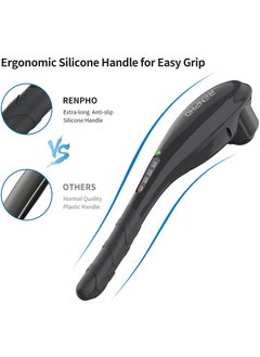 RENPHO Rechargeable Hand Held Deep Tissue Cordless Electric Percussion Body Massage With Portable Design, Black  - Image 5