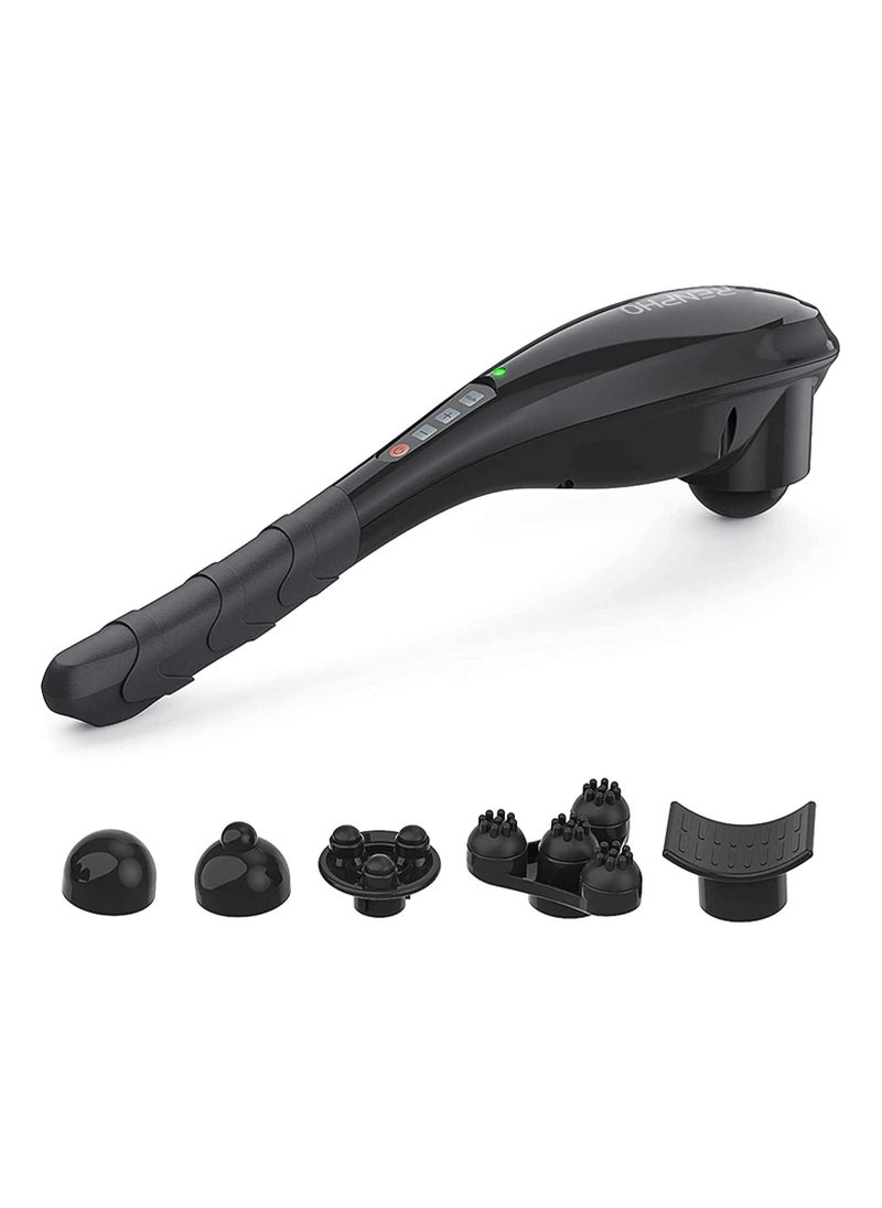 RENPHO - Rechargeable Hand Held Deep Tissue Cordless Electric Percussion Body Massage With Portable Design, Black - Image 1