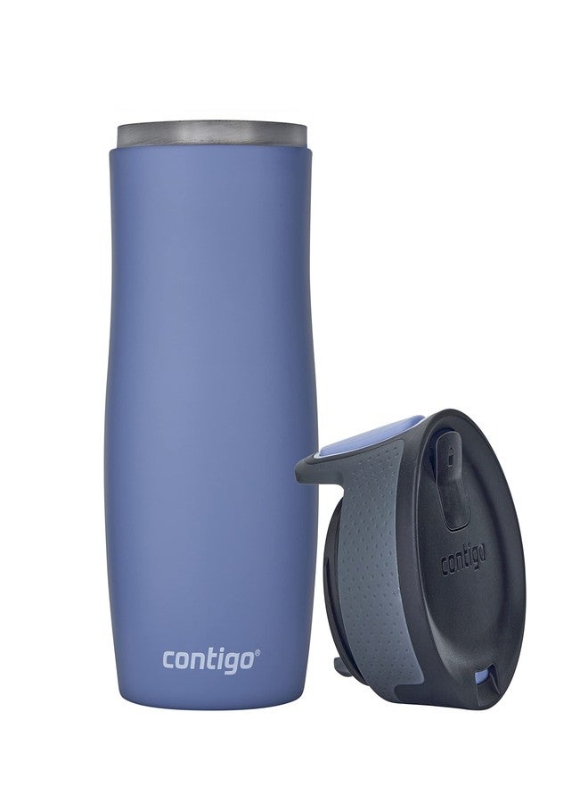 Contigo Unisex'S West Loop Autoseal Thermobecher, Edelstahl Isolierbecher, Kaffeebecher To Go, Bpa Dark Blum - Image 5