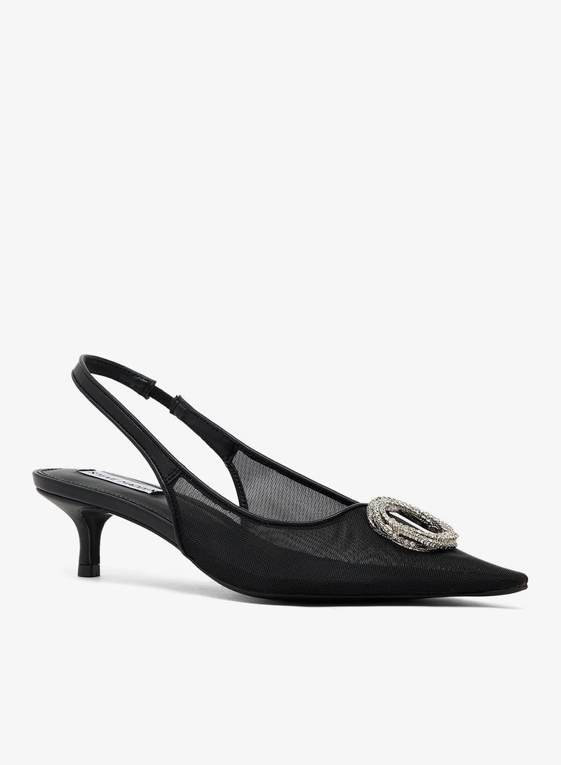 STEVE MADDEN Kaisley Low Heel Pointed Toe Pumps - Image 2