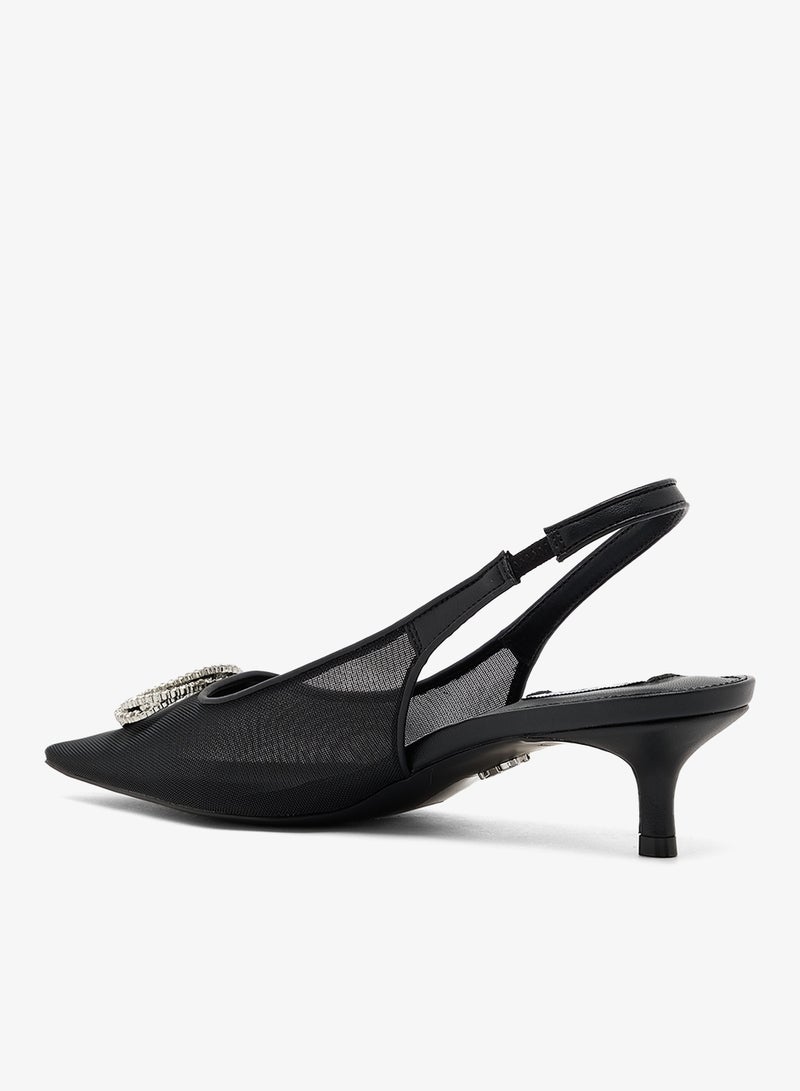 STEVE MADDEN Kaisley Low Heel Pointed Toe Pumps - Image 3