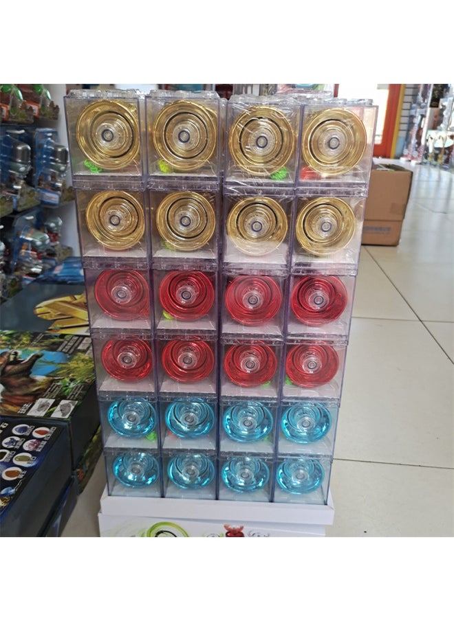 Generic - Shenzhou Toy Whirlwind Kid Yoyo Qixia Alloy Yoyo Elementary School Students Learn To Practice Shape Training Organization Gifts-Color:Three-color Mixed With Shipping Orders According To Multiples Of Six Orders - Image 1