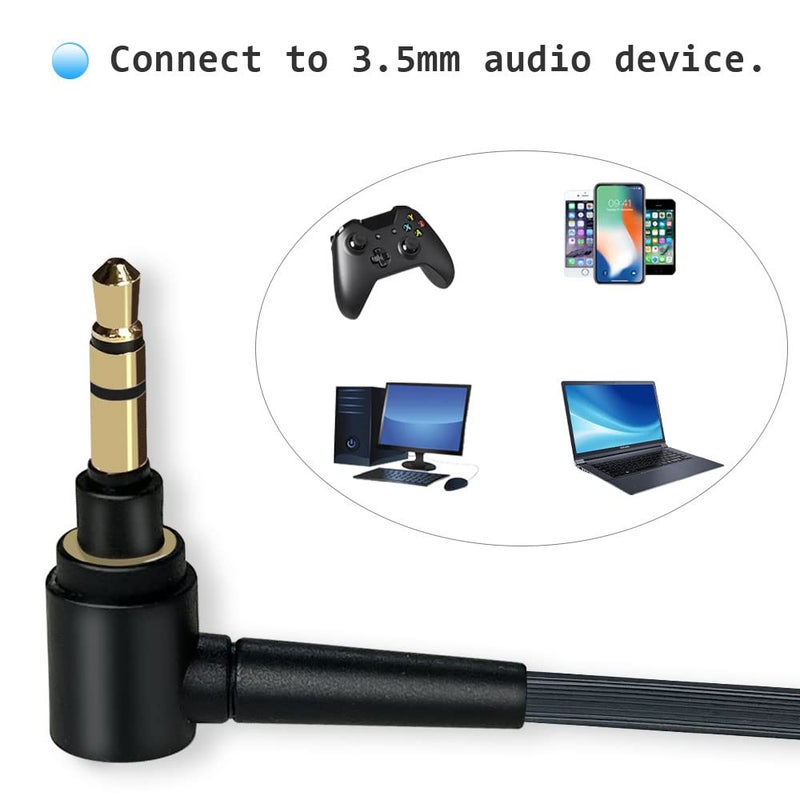 MQDITH WH-1000XM4 Replacement Headphone Cable Compatible with Sony WH-1000xm5 WH-1000xm4 WH-1000xm3 MDR-1A,Cord Compatible with Sony MDR-XB950BT MDR-XB950N1 MDR-ZX770BN WH-xb910n WH-CH700N Headphone - Image 3