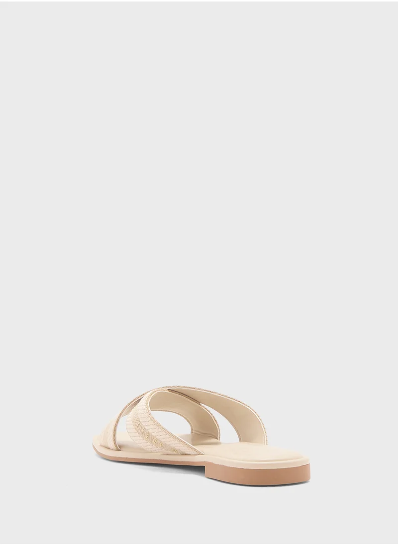 STEVE MADDEN Arrows Multi Strap Flat Sandals