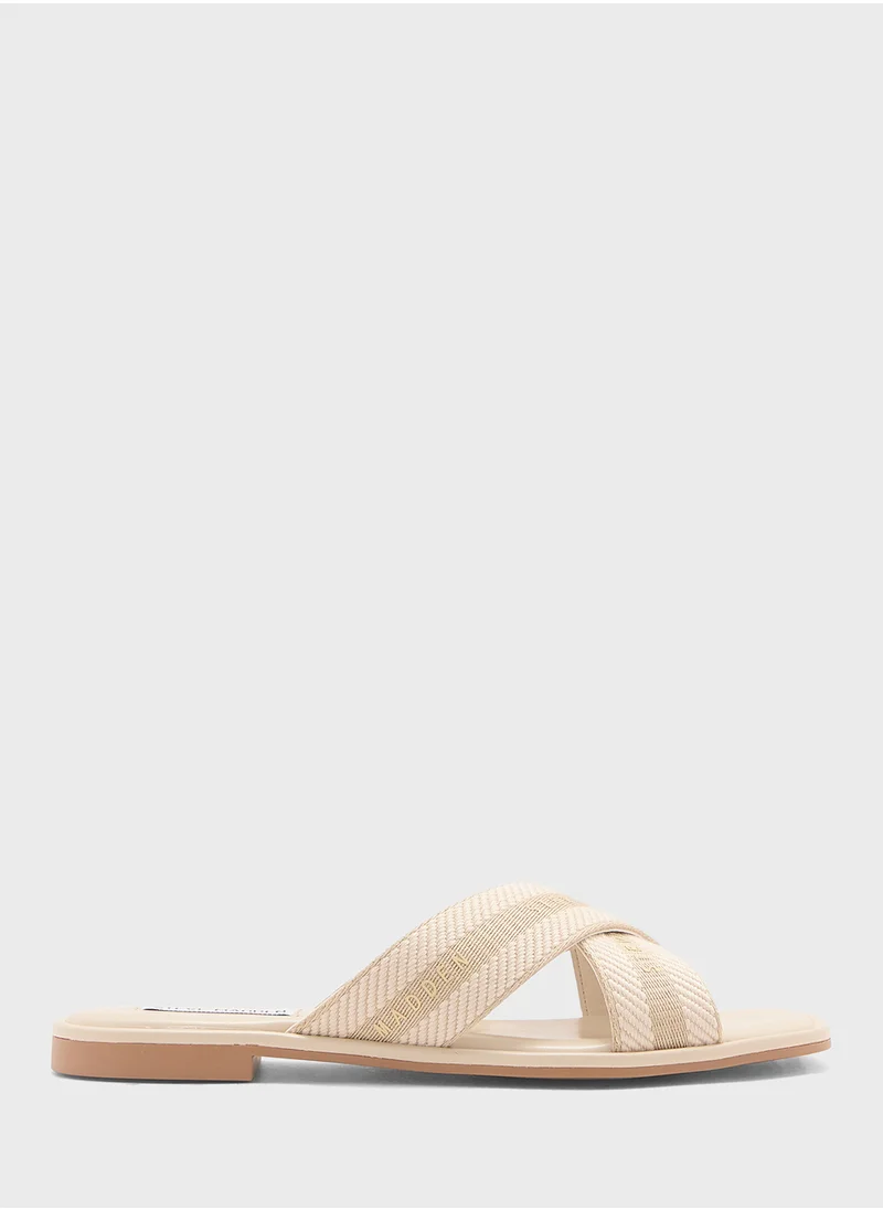 STEVE MADDEN Arrows Multi Strap Flat Sandals