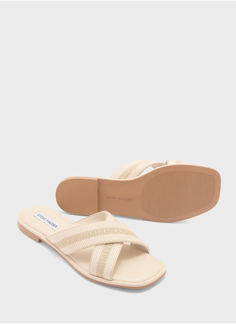 STEVE MADDEN Arrows Multi Strap Flat Sandals  - Image 4