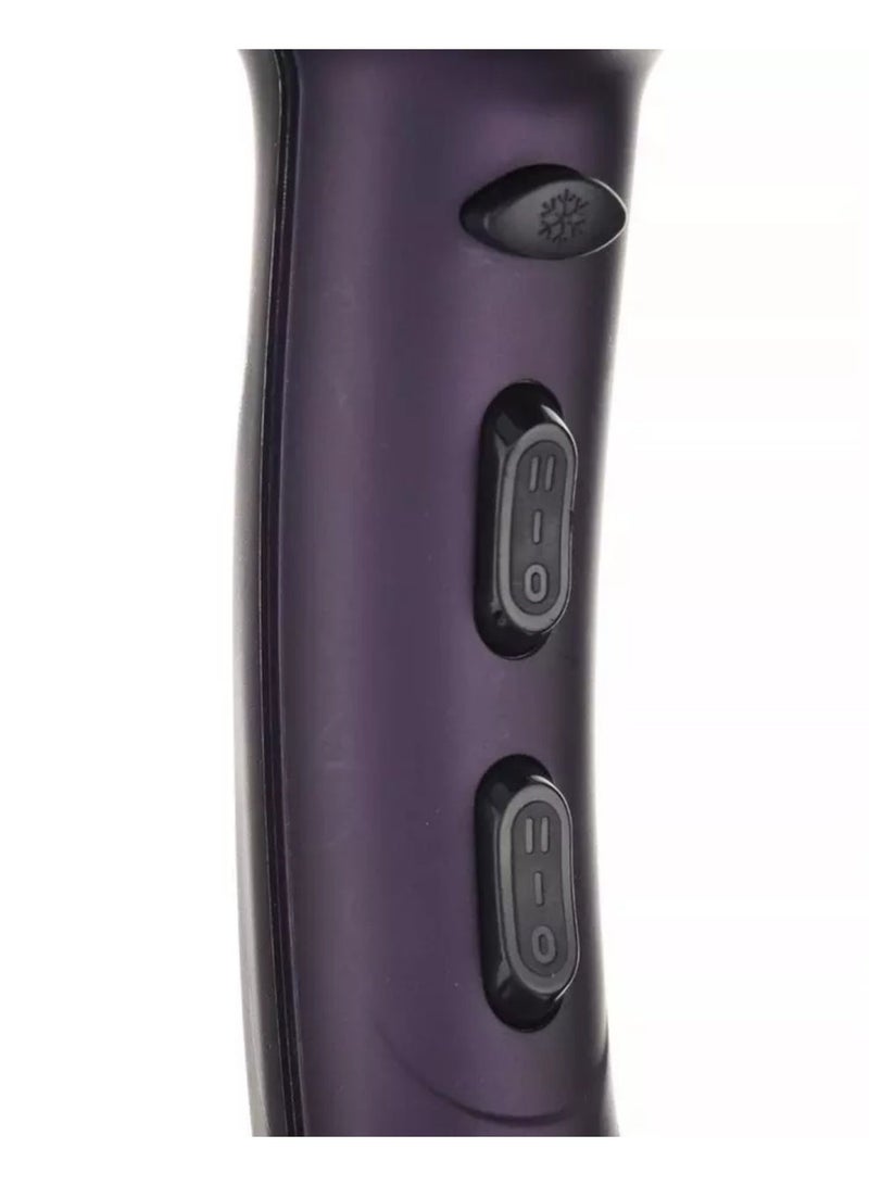 PALSON Professional Hair Dryer 2300W, 2 Speeds, 3 Heat Settings, Cool Shot, LED Indicator, 3m Cord, Black/Purple, Model 40045 - Image 4