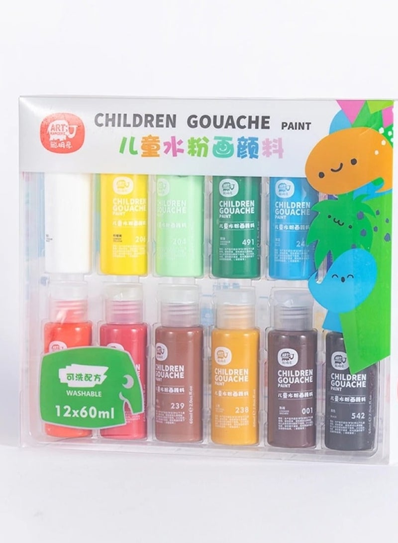 Art Rangers-Gouache Paint 12 color 60ml
