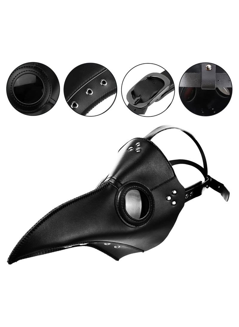 TAPIT Plague Doctor Bird Mask Long Nose Beak Mask Steampunk Holiday Party Cosplay Costume Props for Party Halloween - Image 5