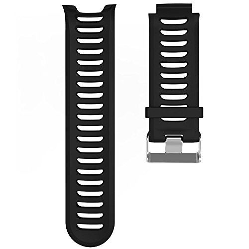 QGHXO Band for Garmin Forerunner 910XT, Soft Silicone Replacement Watch Band Strap for Garmin Forerunner 910XT Sport Watch, Fits 6.0 inches-8.1 inches Wrist - Image 3