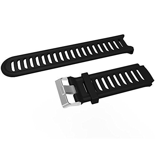 QGHXO Band for Garmin Forerunner 910XT, Soft Silicone Replacement Watch Band Strap for Garmin Forerunner 910XT Sport Watch, Fits 6.0 inches-8.1 inches Wrist - Image 2