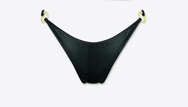 ملابس سباحة اي بي واي Mira nero side rings lustrous bottom