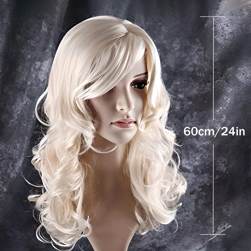 بيرون شعر مستعار أشقر طويل وكيرلي - Image 4