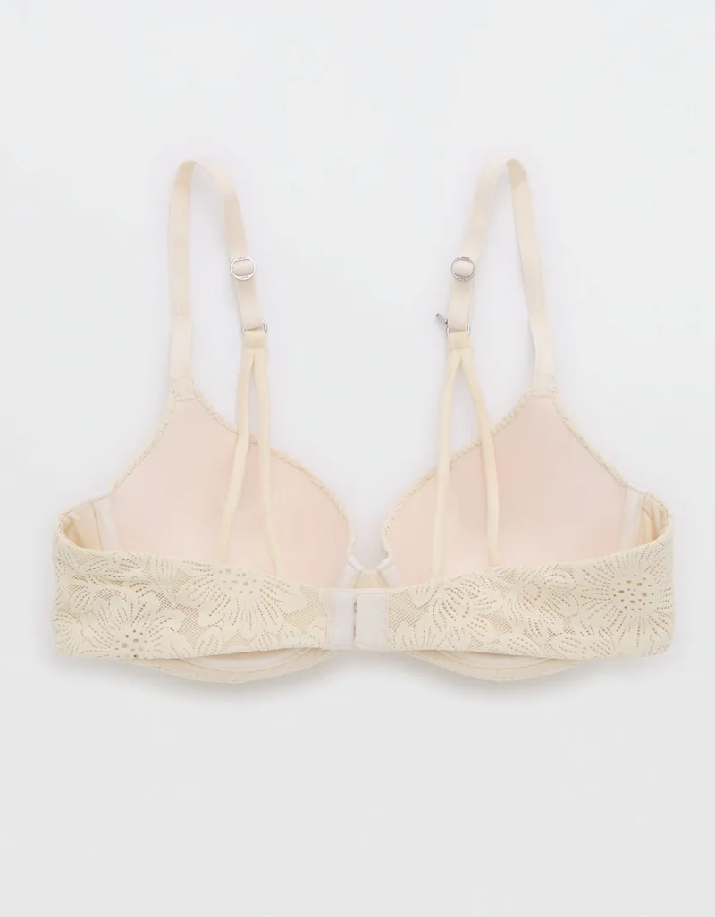 Aerie  Aerie Sunnie Demi Push Up Bloom Lace Bra for Women | Best Price UAE
