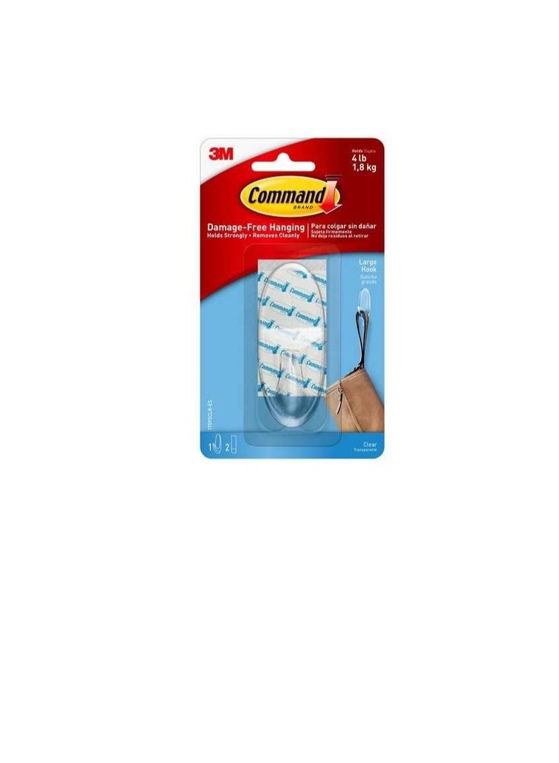 3M Clear Large Hook - Image 3