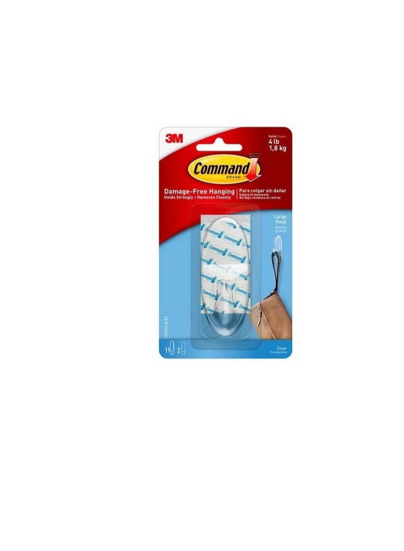 3M Clear Large Hook - Image 1